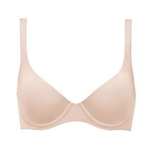 CUUP The Scoop Underwire Bra 40E Taupe Womens